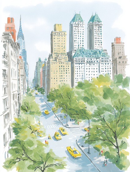 New York Spring -  Art Print