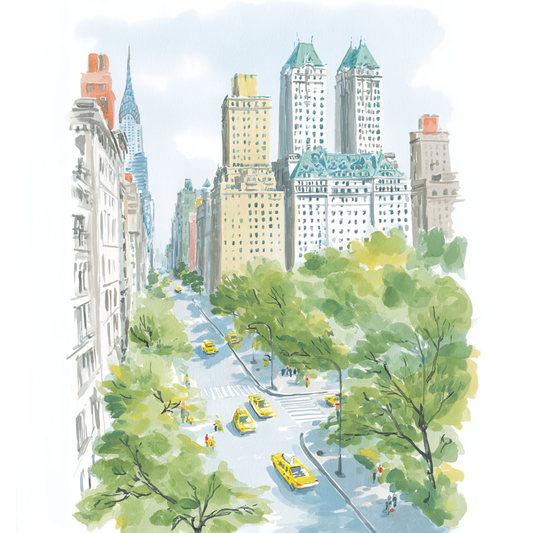 New York Spring -  Art Print
