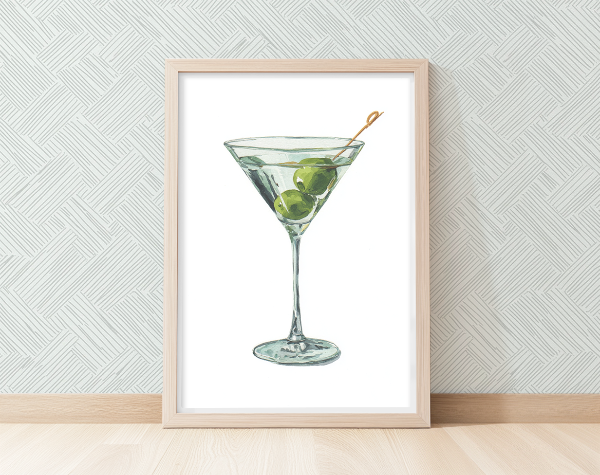 Olive Tini - Art Print