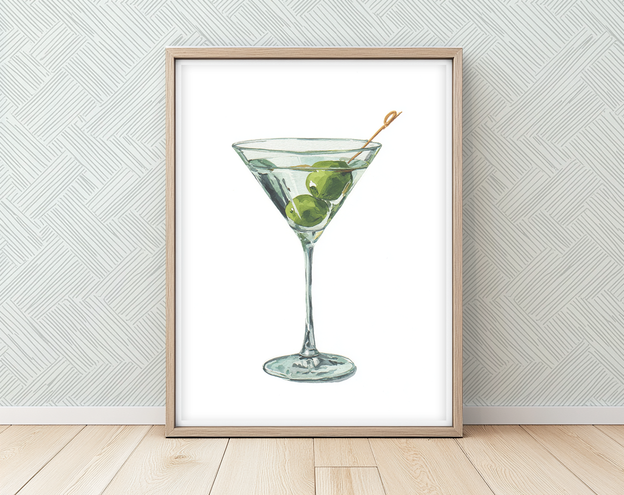 Olive Tini - Art Print