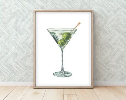 Olive Tini - Art Print