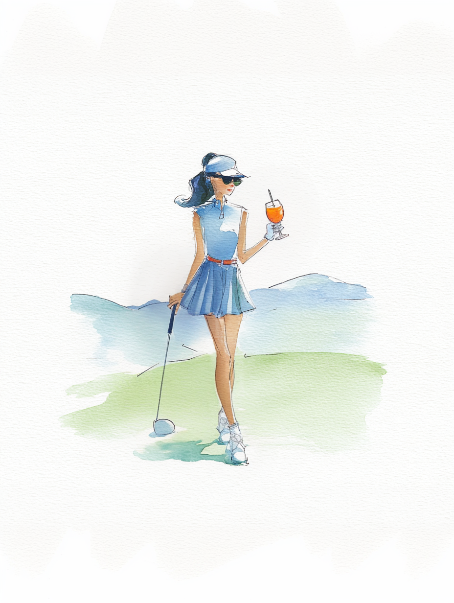 On The Green - Art Print