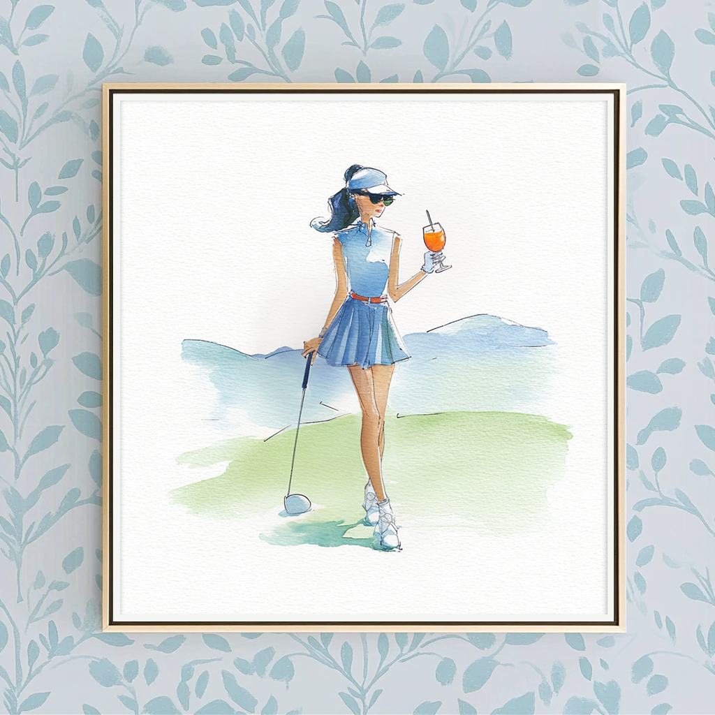 On The Green - Art Print