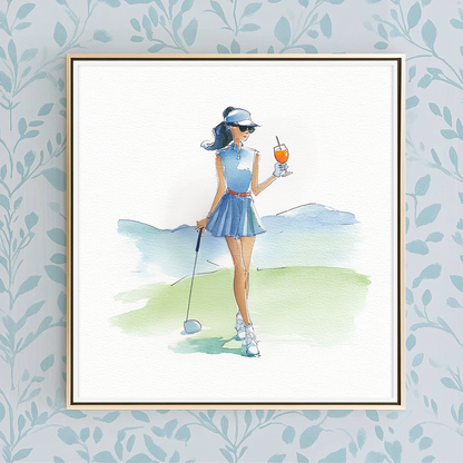 On The Green - Art Print