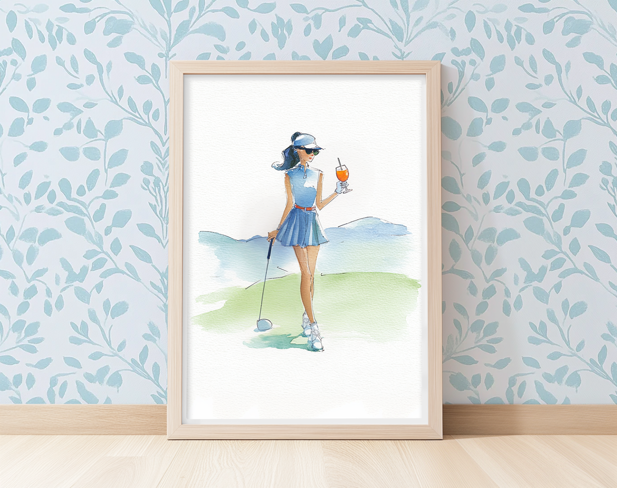 On The Green - Art Print