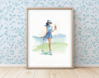 On The Green - Art Print