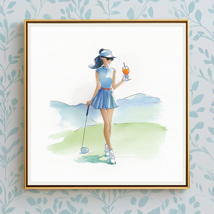 On The Green - Art Print