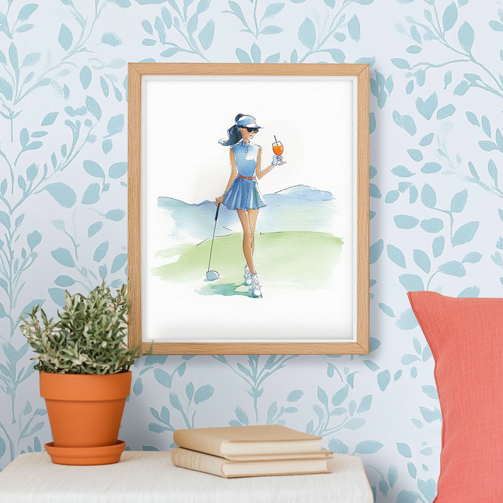 On The Green - Art Print