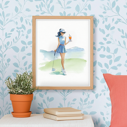 On The Green - Art Print