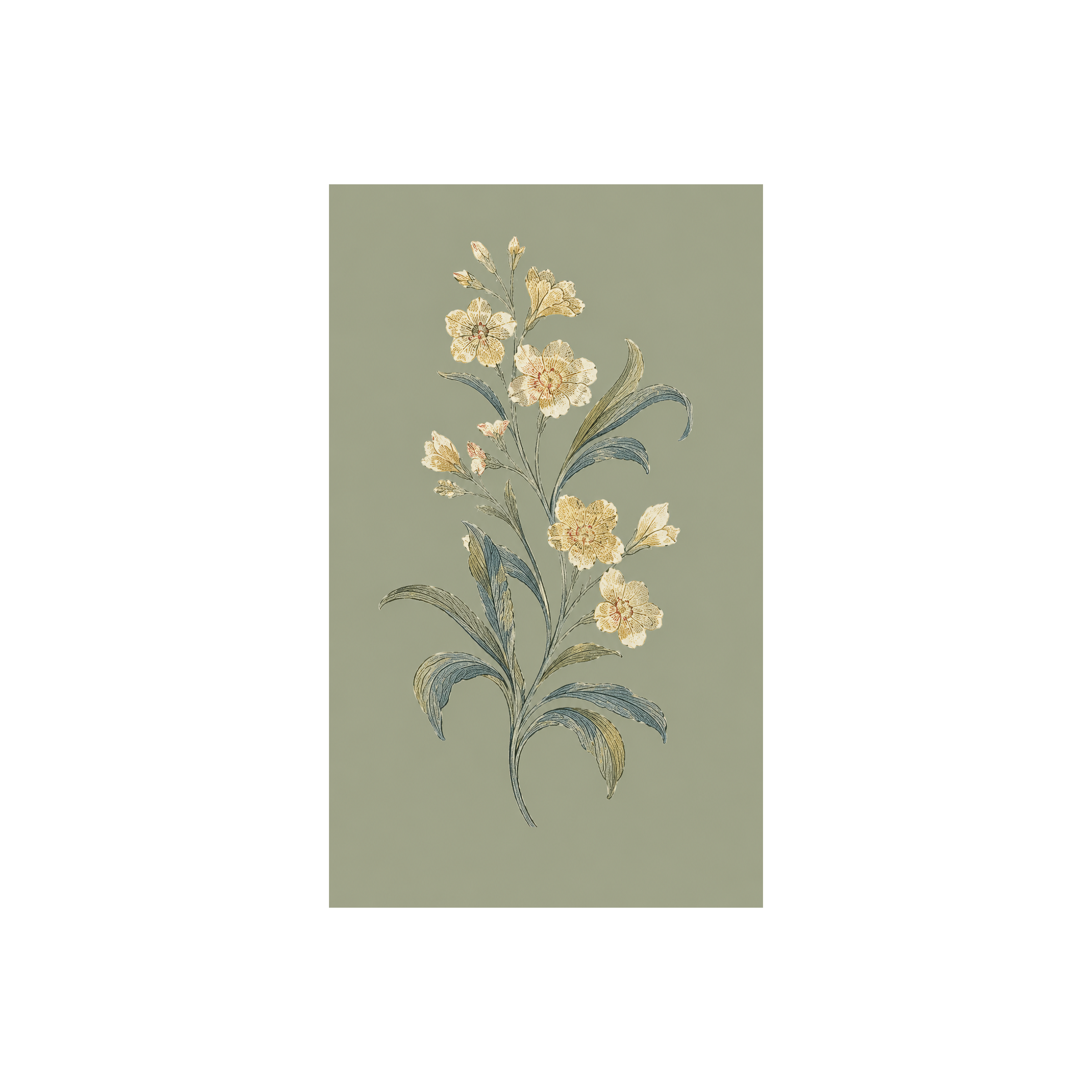 Orange County Olive Botanical Study - Tapestry