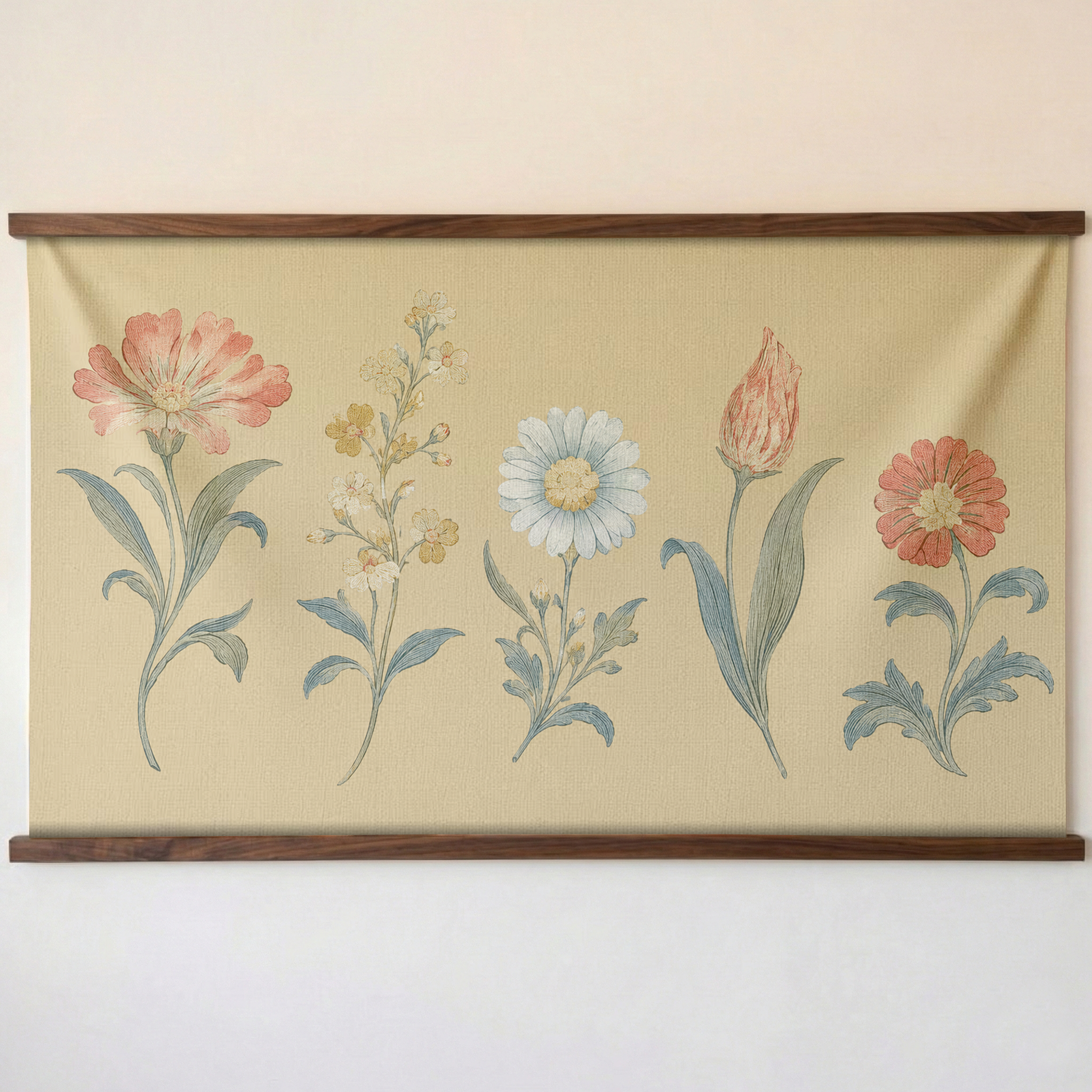 Orange County Pavlova Botanical Study - Tapestry