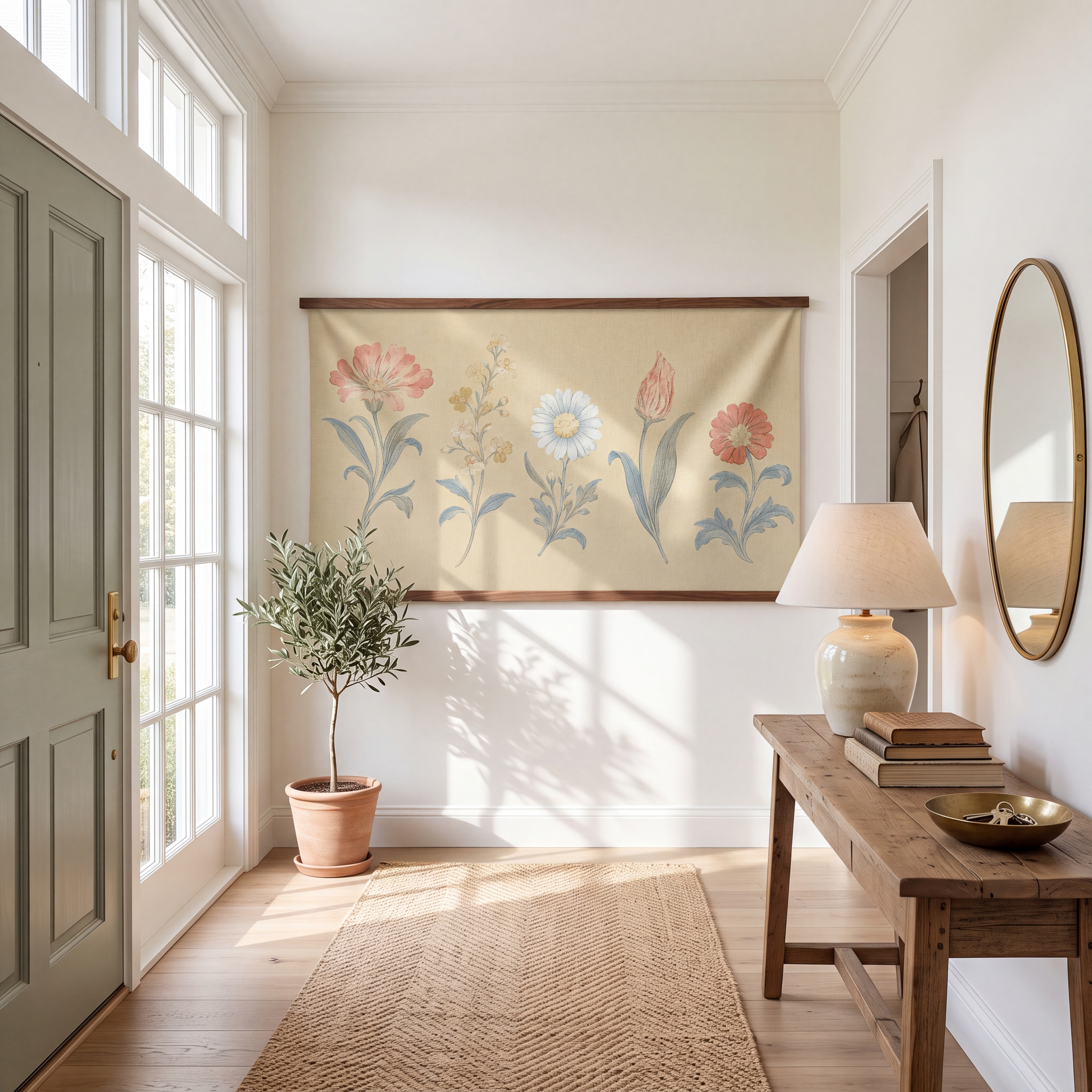 Orange County Pavlova Botanical Study - Tapestry