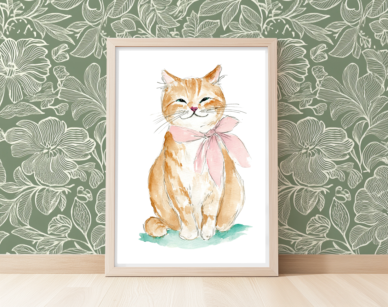 Orange Tabby - Art Print