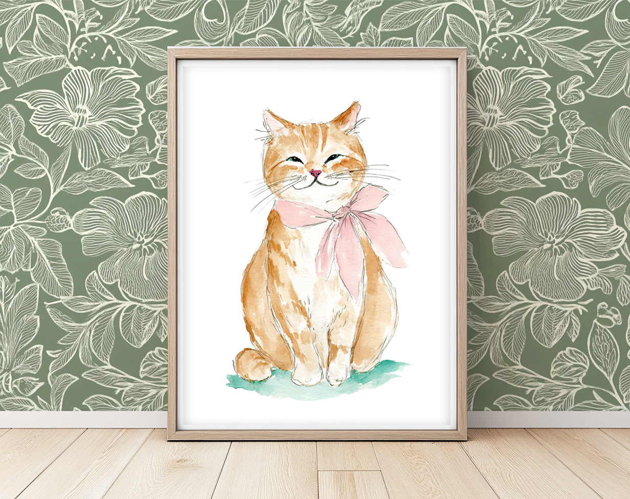 Orange Tabby - Art Print