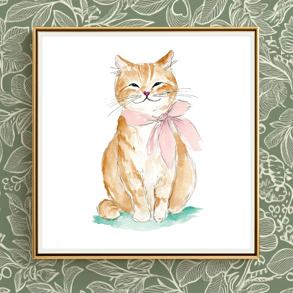 Orange Tabby - Art Print