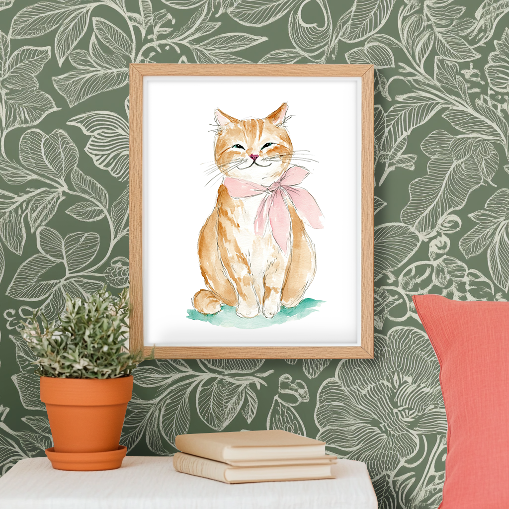 Orange Tabby - Art Print
