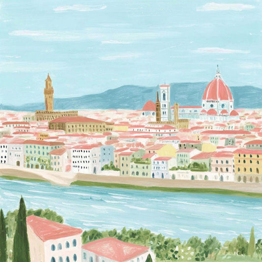 Painted in Florence -  Art Print