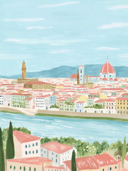 Painted in Florence -  Art Print