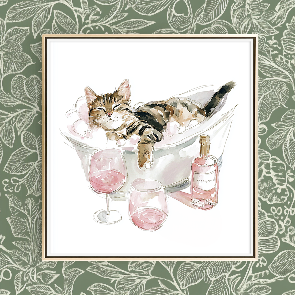 Paws & Prosecco - Art Print