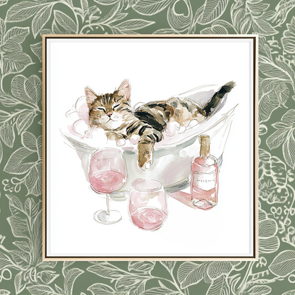 Paws & Prosecco - Art Print