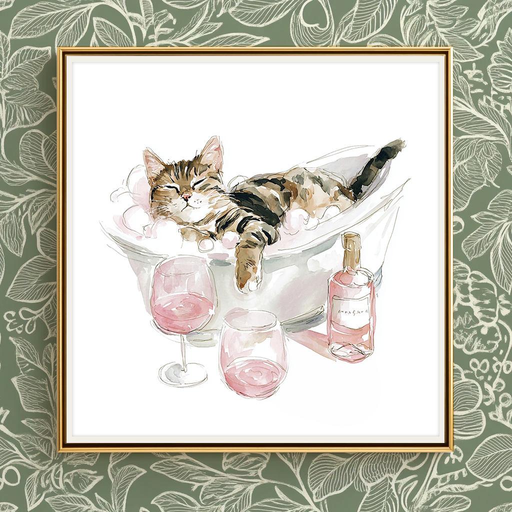 Paws & Prosecco - Art Print
