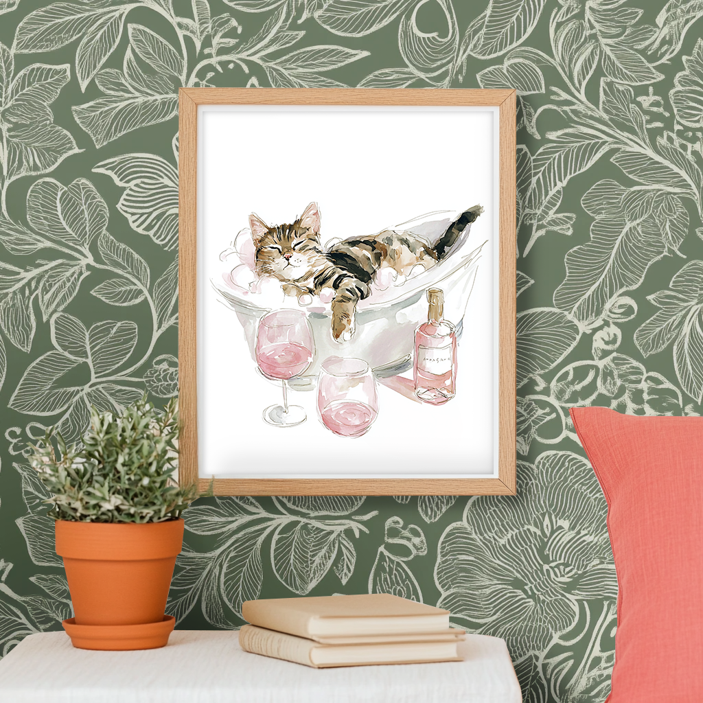 Paws & Prosecco - Art Print