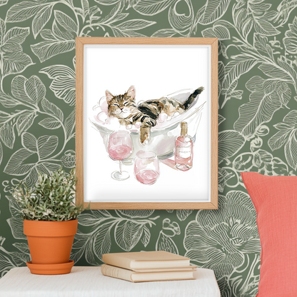 Paws & Prosecco - Art Print