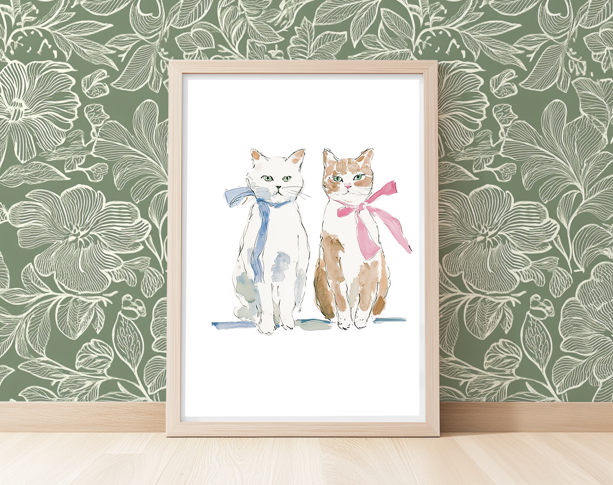 Paws & Prosecco - Art Print