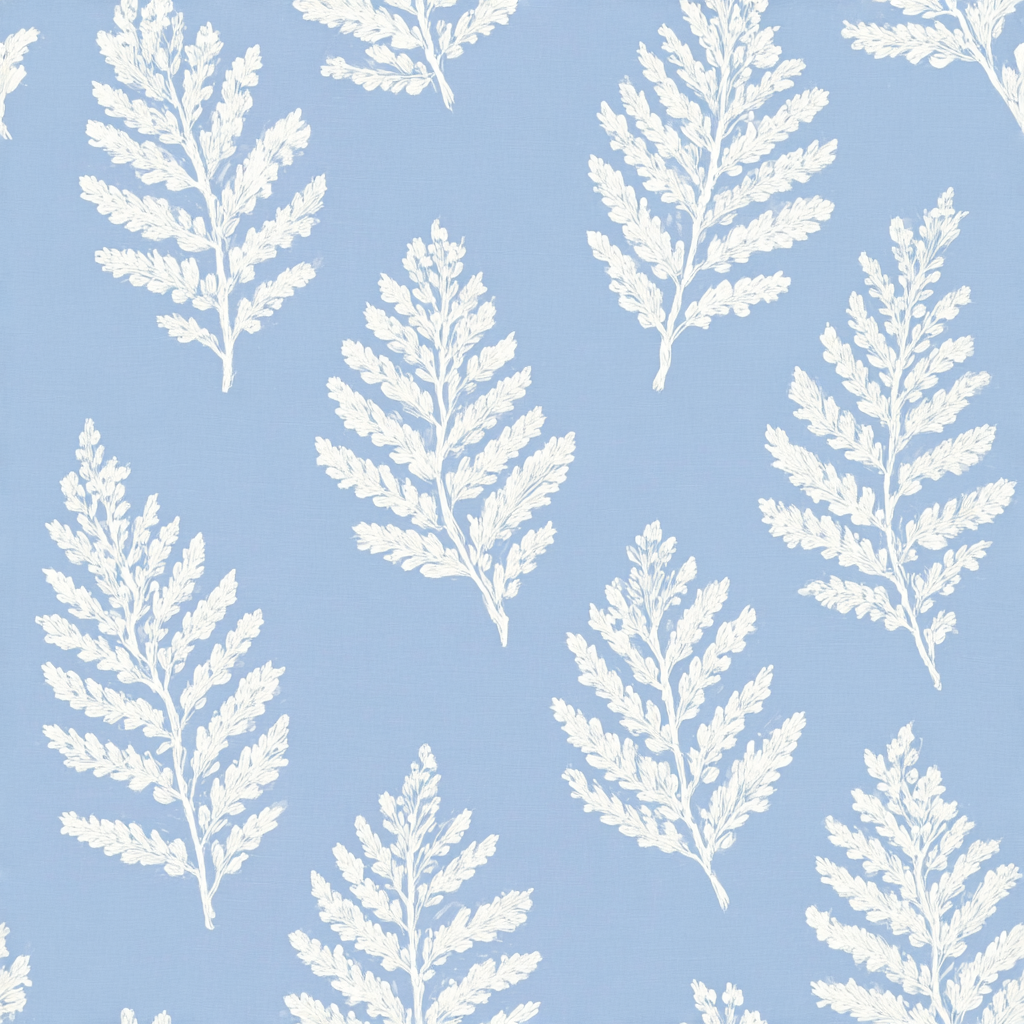 Periwinkle Branches Wallpaper