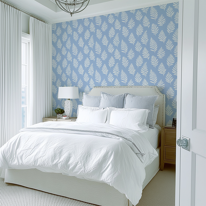 Periwinkle Branches Wallpaper