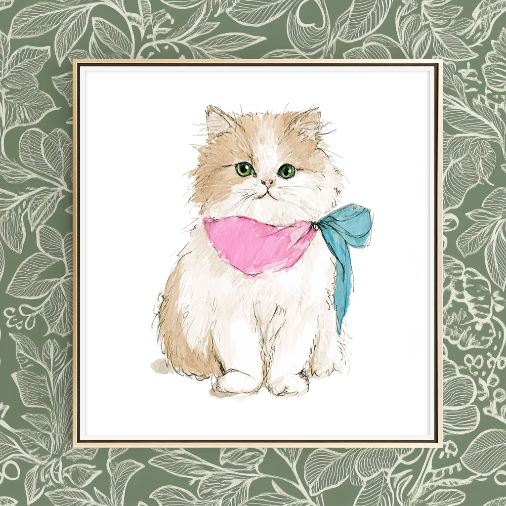 Proper Persian Fold - Art Print