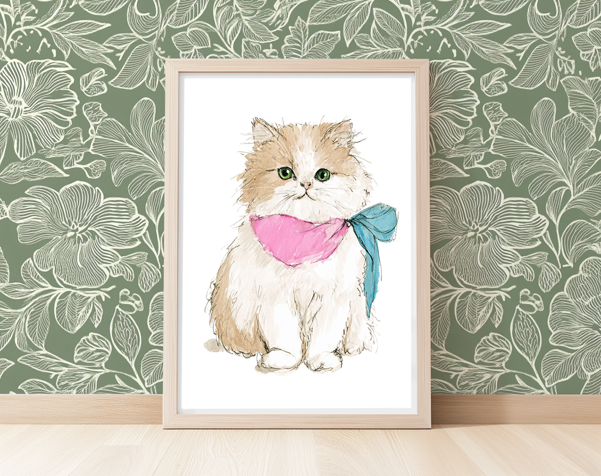 Proper Persian Fold - Art Print