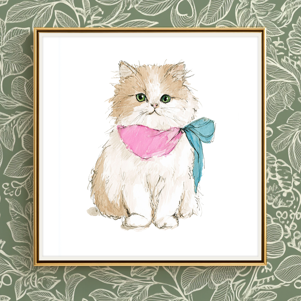 Proper Persian Fold - Art Print