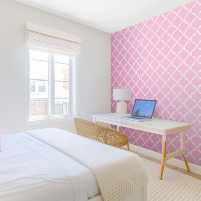 Petal Lattice Wallpaper