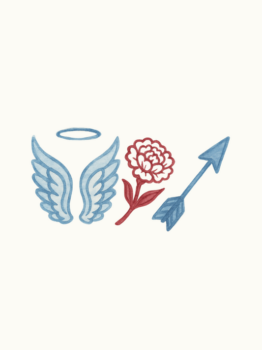 Pi Phi Symbols - Art Print