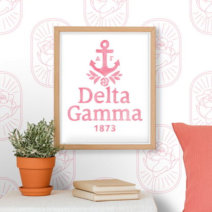 Pink Anchor - Art Print