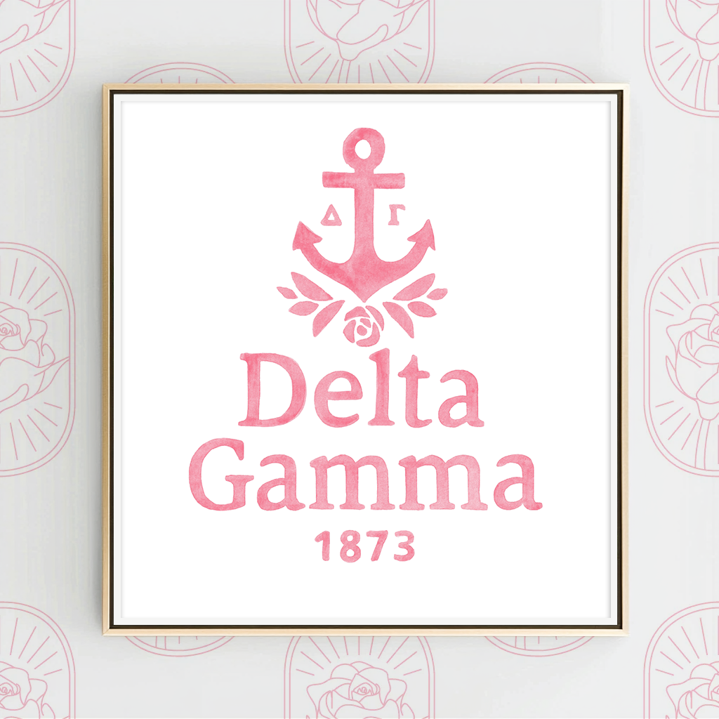 Pink Anchor - Art Print