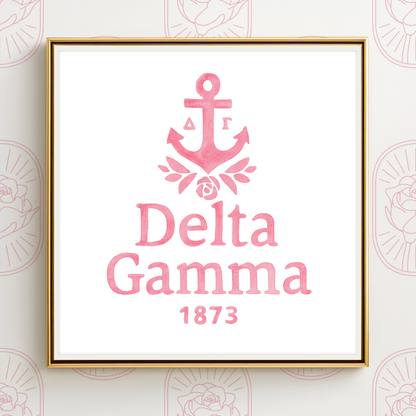 Pink Anchor - Art Print