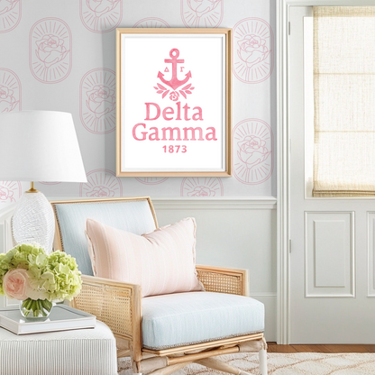 Pink Anchor - Art Print