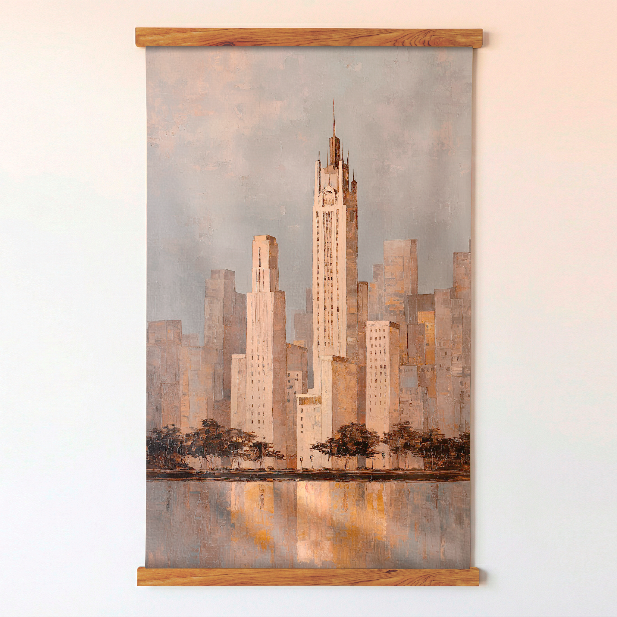 Chicago at Sundown - Tapestry