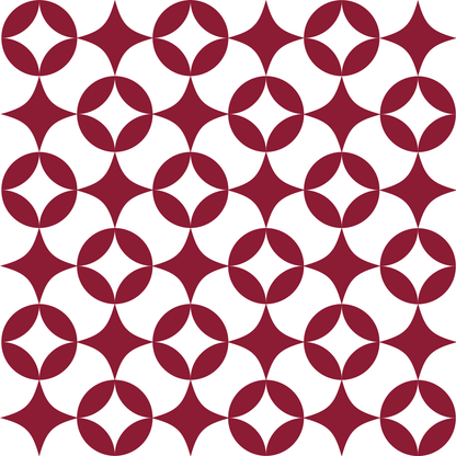 Radiant Badge Motif Wallpaper