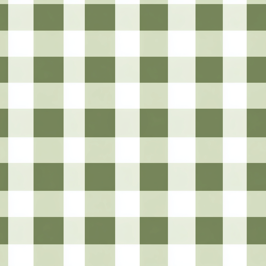 Sage Gingham Wallpaper
