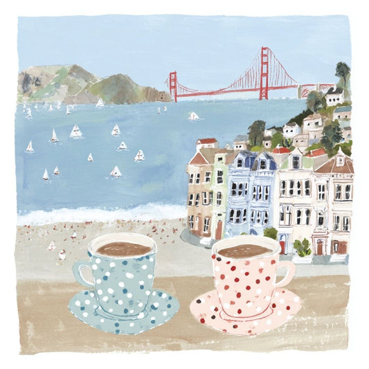 San Fran Lattes -  Art Print