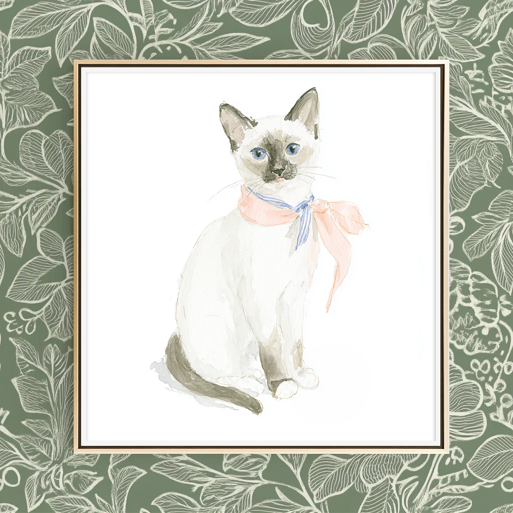 Sassy Siamese - Art Print