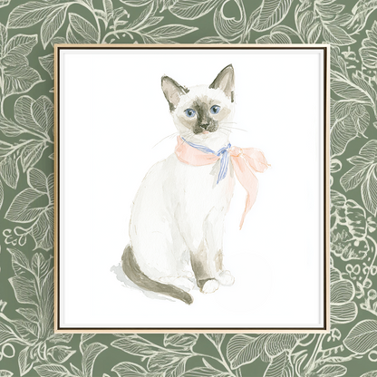 Sassy Siamese - Art Print