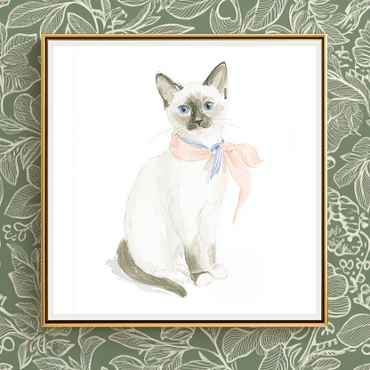 Sassy Siamese - Art Print
