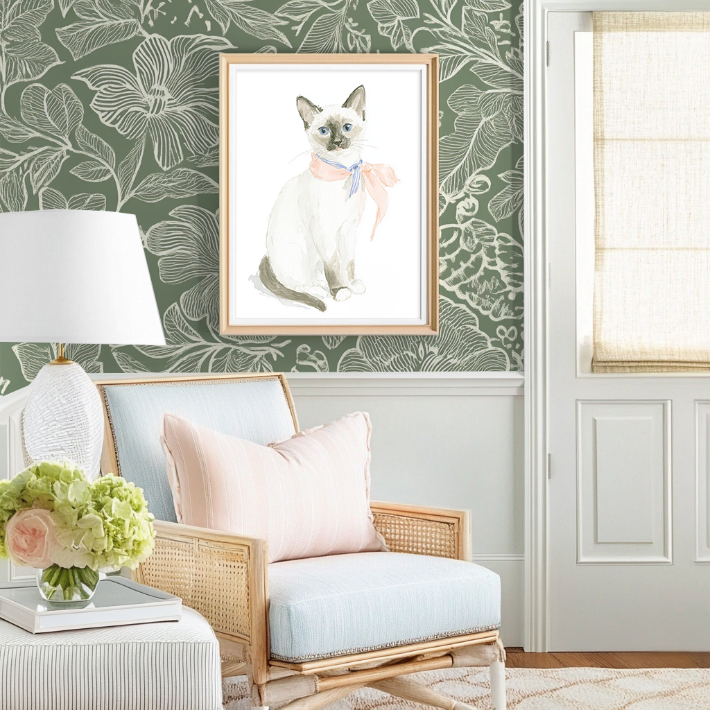 Sassy Siamese - Art Print