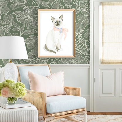 Sassy Siamese - Art Print