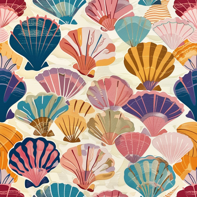 Seraphina's Seashell Sonata Wallpaper