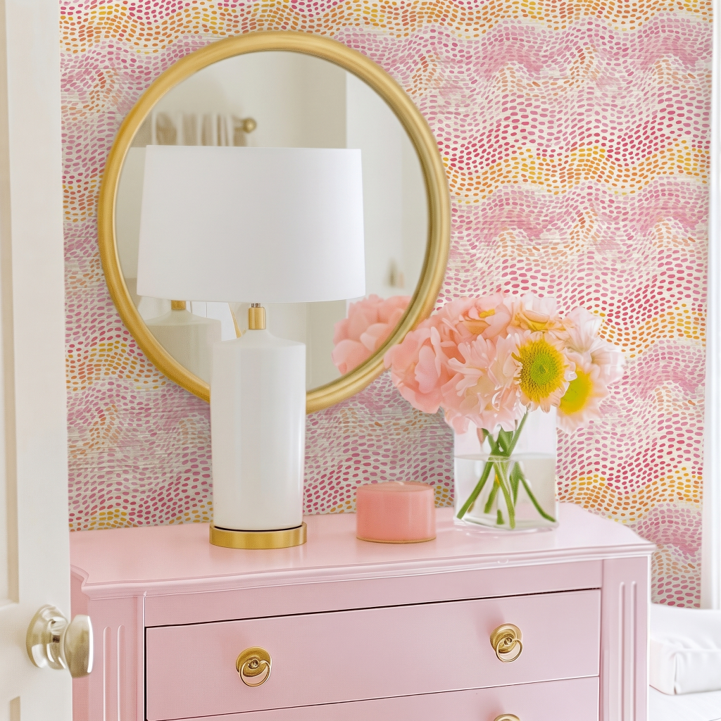 Shayle Faux Grasscloth Wallpaper
